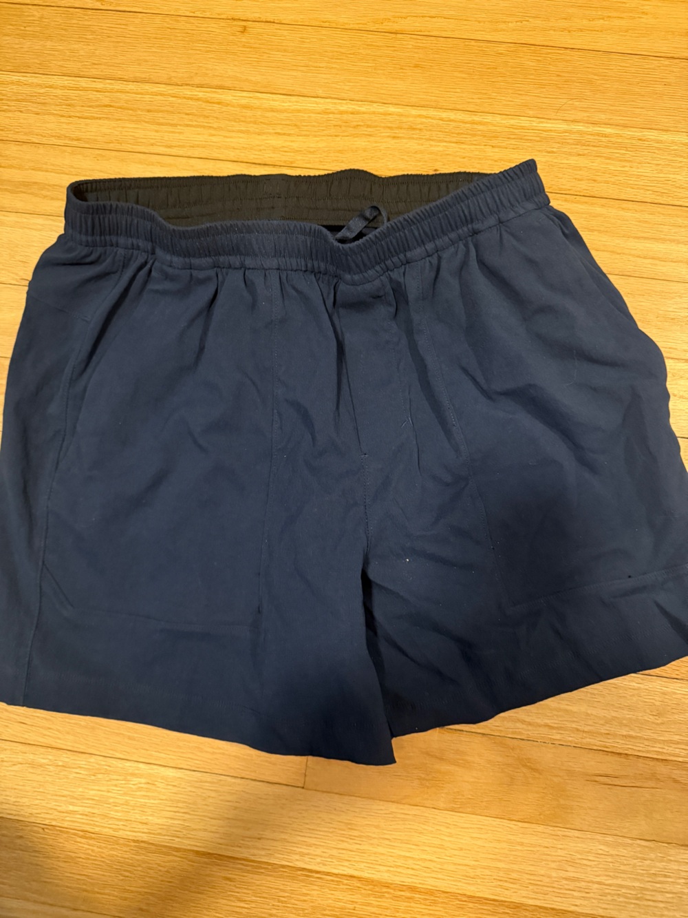 lululemon athletica Men's Navy Blue Athletic Shorts Bowline